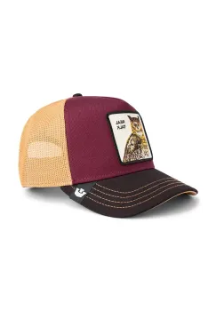 Goorin Bros sapca Tricolor Owl culoarea bordo, 101-2338 imagine