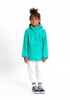 Gosoaky geaca de ploaie copii ELEPHANT MAN culoarea turcoaz imagine