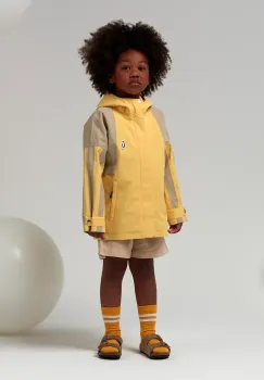 Gosoaky geaca de ploaie copii ROARING CAT culoarea galben, 251.9.1.585 imagine