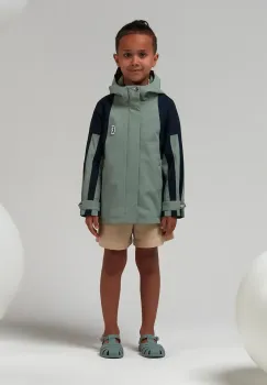 Gosoaky geaca de ploaie copii ROARING CAT culoarea verde, 251.9.1.585 imagine