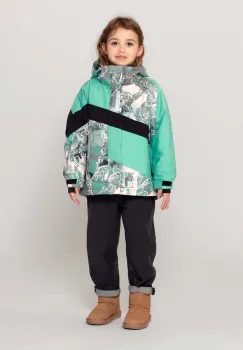 Gosoaky geaca de schi pentru copii CURIOUS CAT culoarea verde, 242.9.1.729 imagine