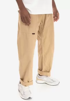 Gramicci pantaloni de bumbac Gadget Pant culoarea maro, drept G105.OGT-brown imagine