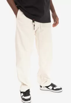 Gramicci pantaloni de bumbac Gramicci Pant culoarea gri, drept imagine