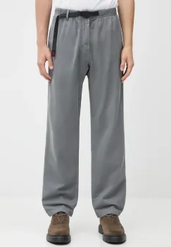 Gramicci pantaloni de bumbac Gramicci Pant culoarea gri, G102.OGT imagine