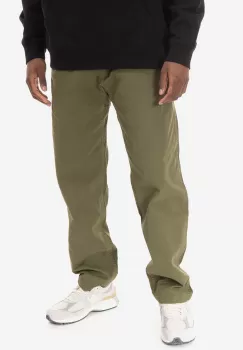 Gramicci pantaloni de bumbac Gramicci Pant culoarea verde, drept G102.OGT-green imagine