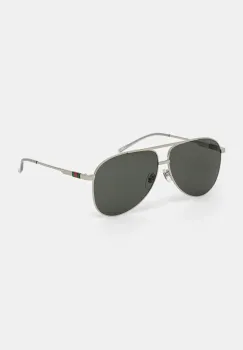 Gucci ochelari de soare barbati, culoarea argintiu, GG1677S imagine