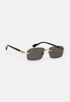 Gucci ochelari de soare barbati, culoarea auriu, GG1221S imagine