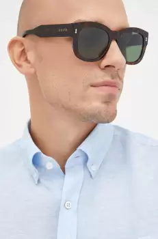 Gucci ochelari de soare barbati, culoarea maro imagine