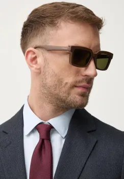 Gucci ochelari de soare barbati, culoarea maro, GG1543S imagine