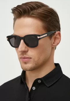Gucci ochelari de soare barbati, culoarea negru imagine