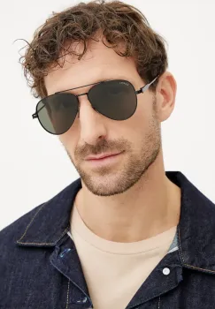 Gucci ochelari de soare barbati, culoarea negru, GG1874S imagine