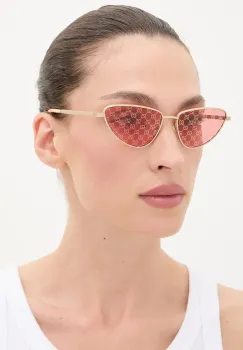 Gucci ochelari de soare culoarea auriu, GG1879S imagine
