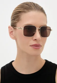 Gucci ochelari de soare culoarea auriu, GG1937S imagine
