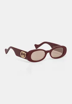 Gucci ochelari de soare culoarea bordo, GG0517S imagine
