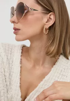 Gucci ochelari de soare culoarea galben imagine