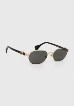 Gucci ochelari de soare femei, culoarea auriu imagine
