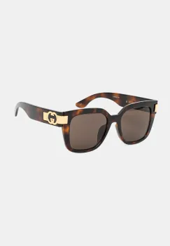Gucci ochelari de soare femei, culoarea maro, GG1690SK imagine