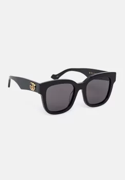 Gucci ochelari de soare femei, culoarea negru, GG0998S imagine