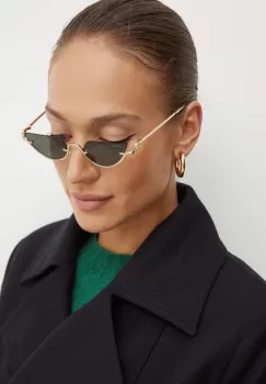 Gucci ochelari de soare femei, culoarea negru, GG1603S imagine