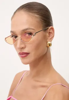 Gucci ochelari de soare femei, culoarea portocaliu, GG1604S imagine