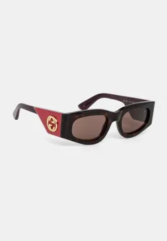 Gucci ochelari de soare femei, culoarea violet, GG1664S imagine