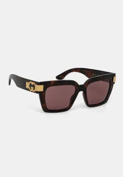 Gucci ochelari de soare femei, culoarea violet, GG1689S imagine