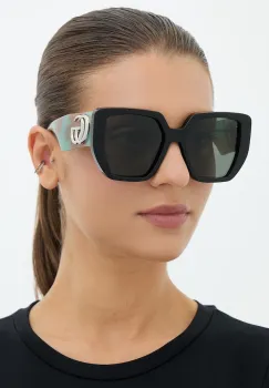 Gucci ochelari de soare patrati pentru femei imagine