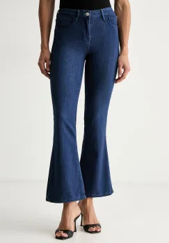 Guess blugi flared pentru femei CARTER imagine