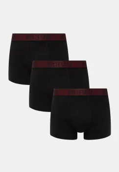 Guess boxeri pentru barbati, din bumbac cu elastan JOE pachet de 3 imagine