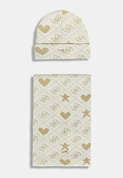 Guess caciula si fular pentru copii, set de 2 imagine