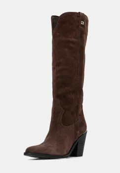 Guess cizme cowboy pentru femei din piele intoarsa SASHAN2 imagine