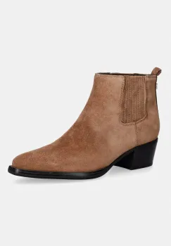 Guess cizme cu toc jos pentru femei, din piele intoarsa WYNIE imagine