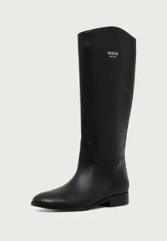 Guess  cizme cu toc plat pentru femei din piele NAURE imagine