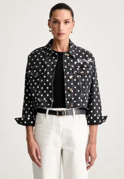 Guess geaca de blugi pentru femei din denim ROSALYN imagine