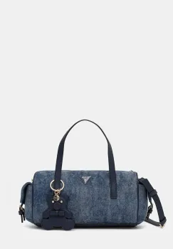 Guess geanta crossbody pentru femei din denim KASSIE imagine