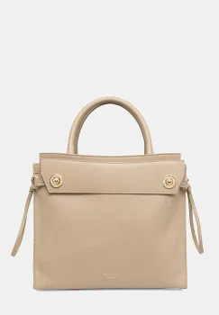 Guess geanta de piele BIANCA imagine