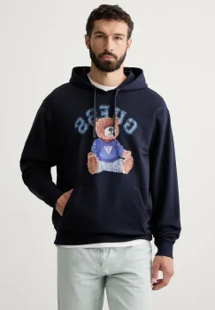 Guess hanorac cu gluga pentru barbati cu bumbac imagine