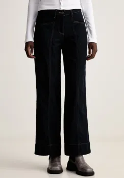 Guess Jeans blugi wide leg pentru femei imagine
