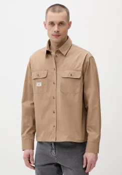 Guess Jeans camasa barbateasca de bumbac imagine