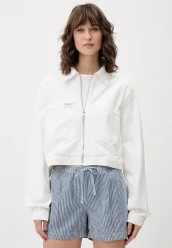Guess Jeans geaca de blugi de dama cu bumbac imagine