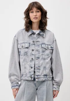 Guess Jeans geaca de blugi de femei din denim imagine