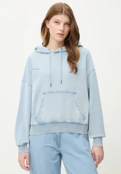 Guess Jeans hanorac cu gluga pentru femei, din bumbac imagine