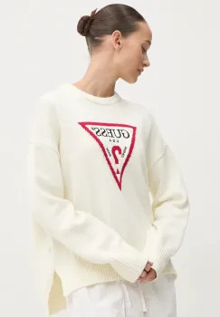 Guess Jeans pulover de bumbac imagine