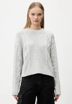 Guess Jeans pulover din amestec de lana imagine