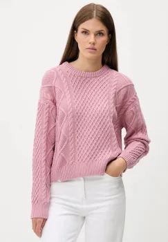 Guess Jeans pulover din amestec de lana imagine