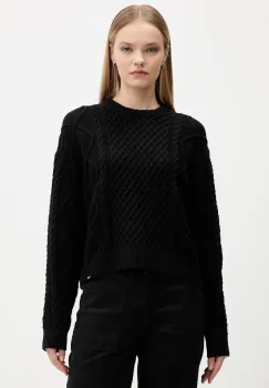 Guess Jeans pulover din amestec de lana imagine