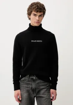 Guess Jeans pulover din amestec de lana imagine