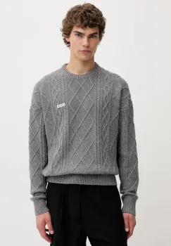 Guess Jeans pulover din amestec de lana imagine