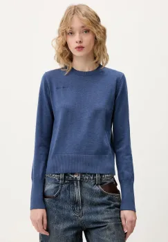 Guess Jeans pulover din amestec de lana imagine