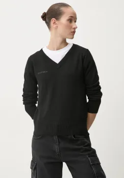 Guess Jeans pulover din amestec de matase imagine